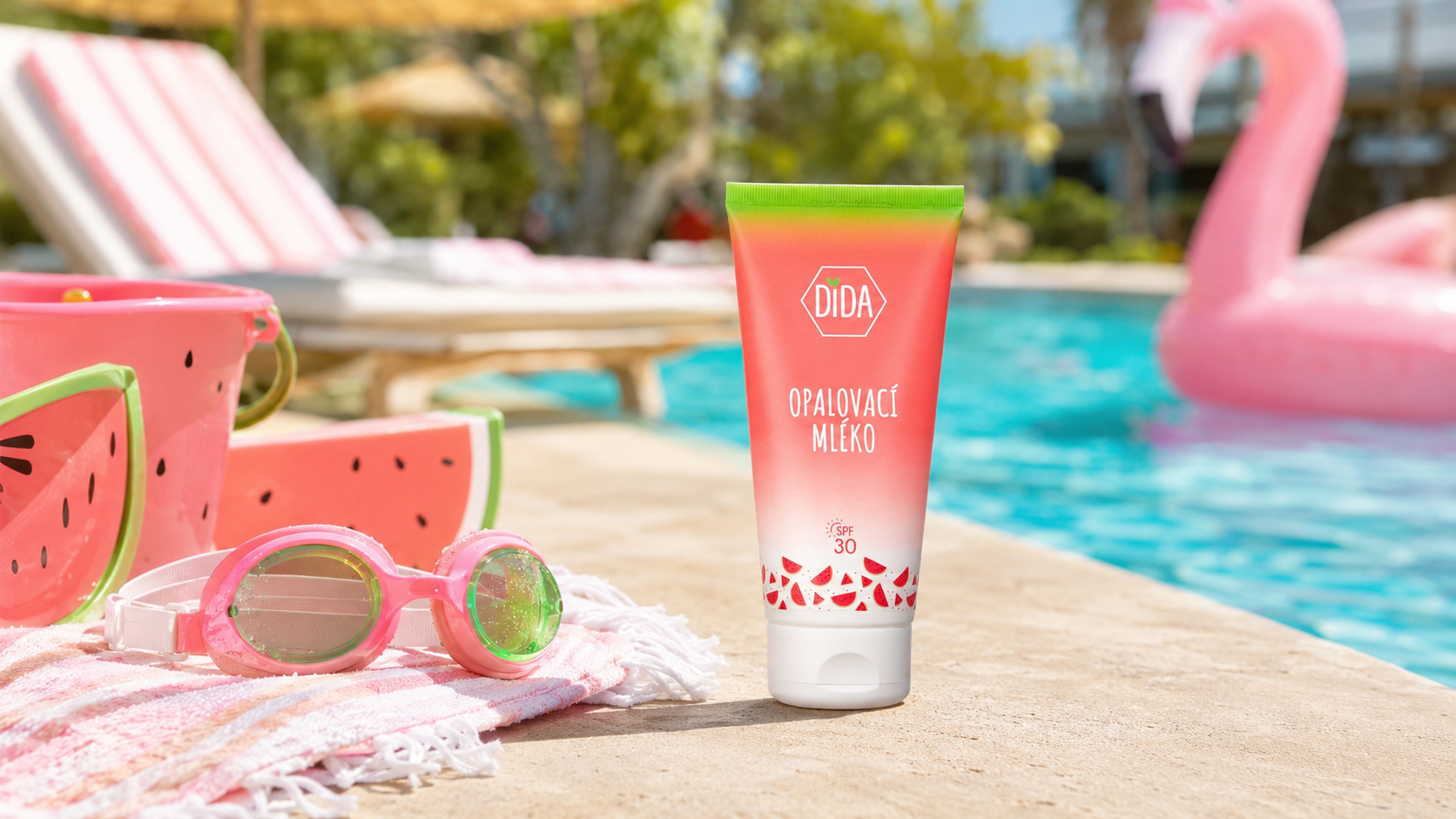 Dida dětské opalovací mléko SPF 30 pro bezpečné hry u vody