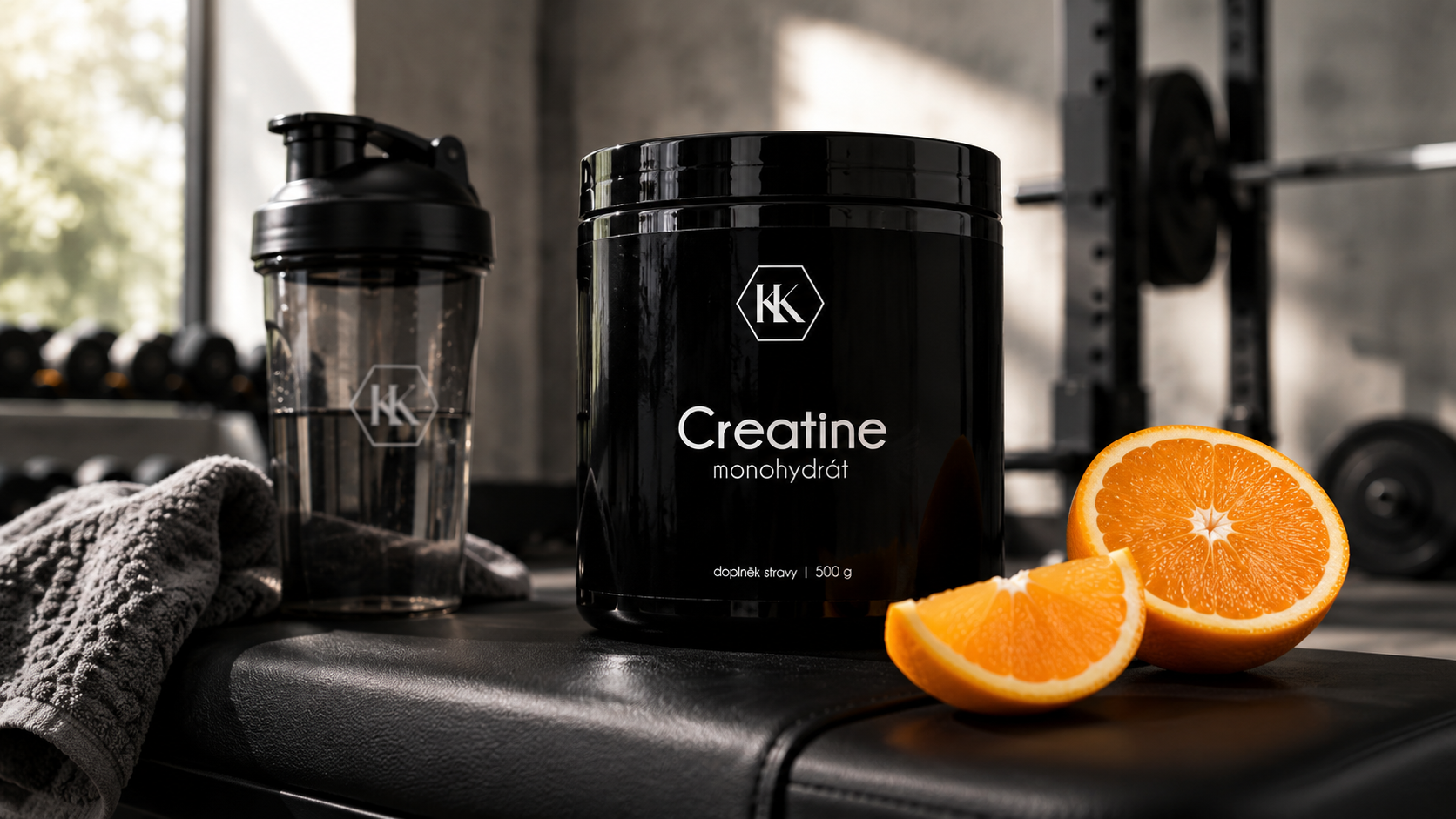Creatine monohydrát pomeranč - balení 500 g, až 116 dávek