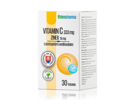 Vitamín C + Zinok 30 cps CZ (002)