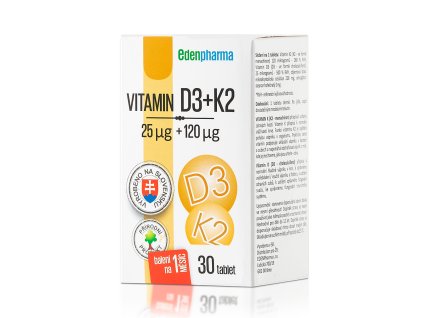 Vitamín D3+K2 30 tbl CZ (002)