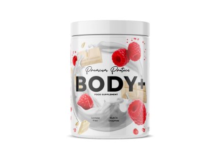 Protein BODY + - MALINA a Bílá čokoláda