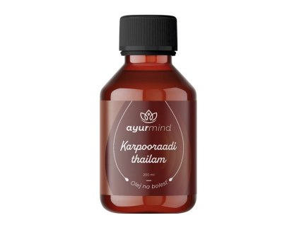 Karpooraadi thailam - Olej na bolest 200ml