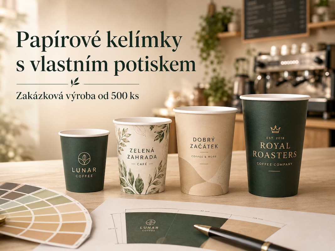 Papírové kelímky s vlastním potiskem