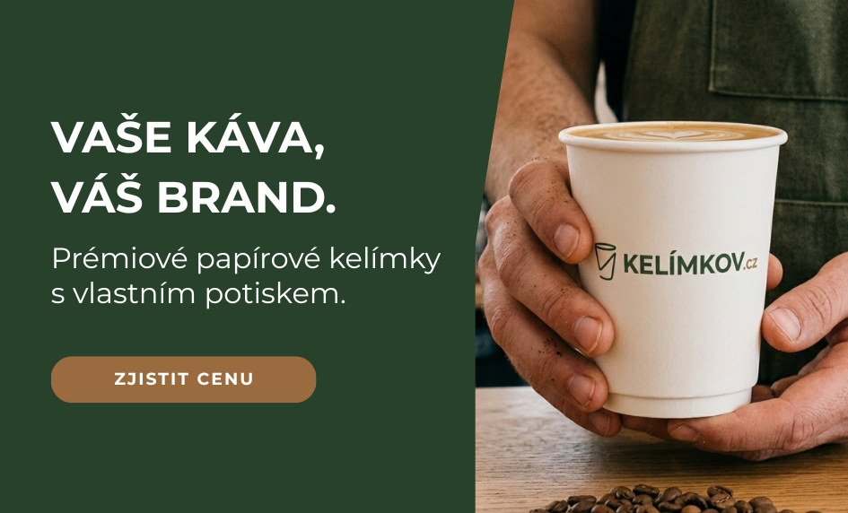 Papírové kelímky na kávu s potiskem
