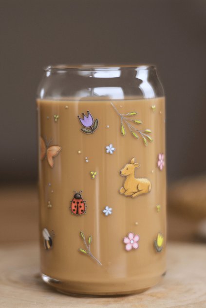 Sklenička Jarní louka 473 ml