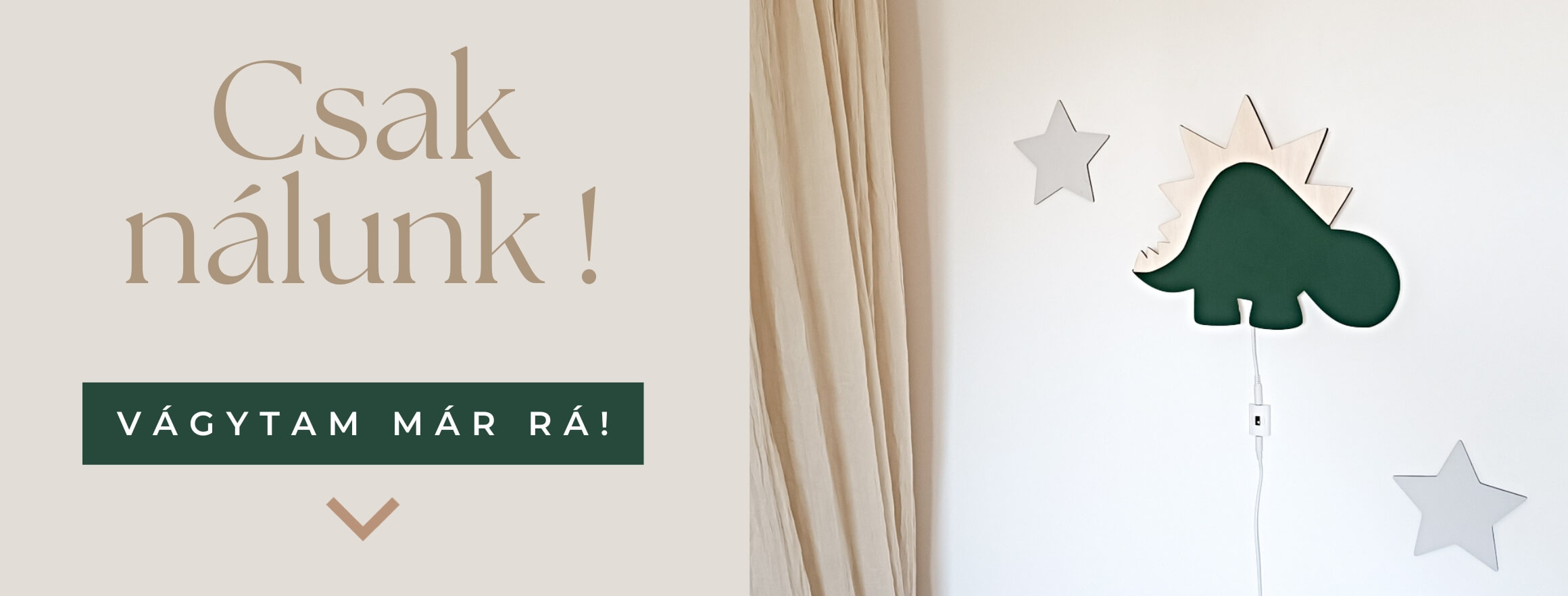 Álomőrző Dínó lámpa