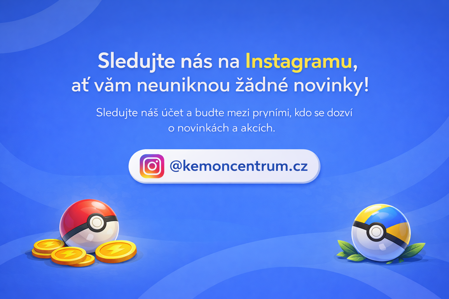 Baner sleduj instagram