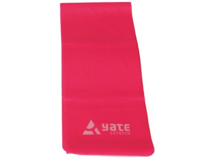 YATE FIT BAND  25mx15cm  středně tuhý/červený