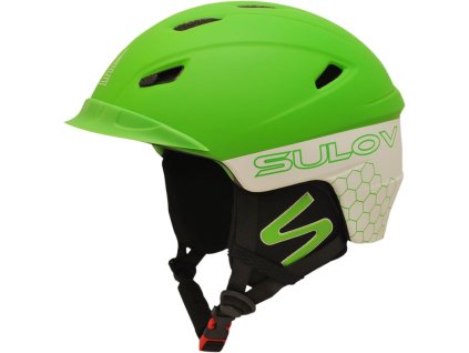 Lyžařská přilba SULOV® DIAVOL In-mold, vel. S (55-56), zeleno-bílá mat
