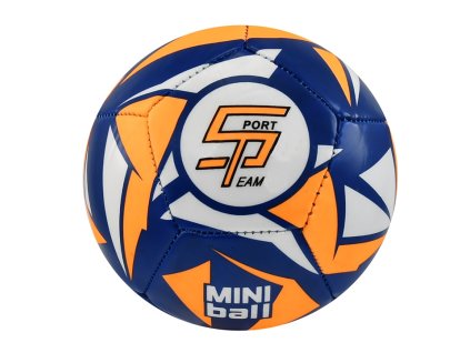 Fotbalový míč miniball SPORTTEAM® S2, modro-neon.oranžový