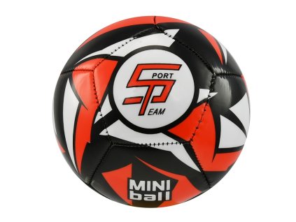 Fotbalový míč miniball SPORTTEAM® S2, černo-červený