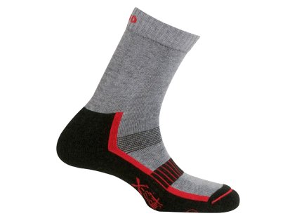 MUND ANDES X-static trekingové ponožky šedé Typ: 46-49 XL