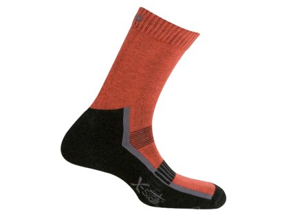 MUND ANDES X-static trekingové ponožky cihlové Typ: 46-49 XL
