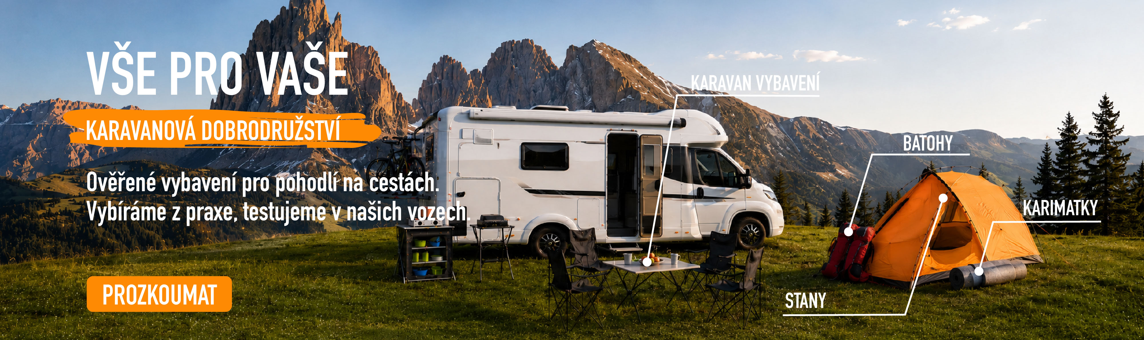 Vše pro karavan