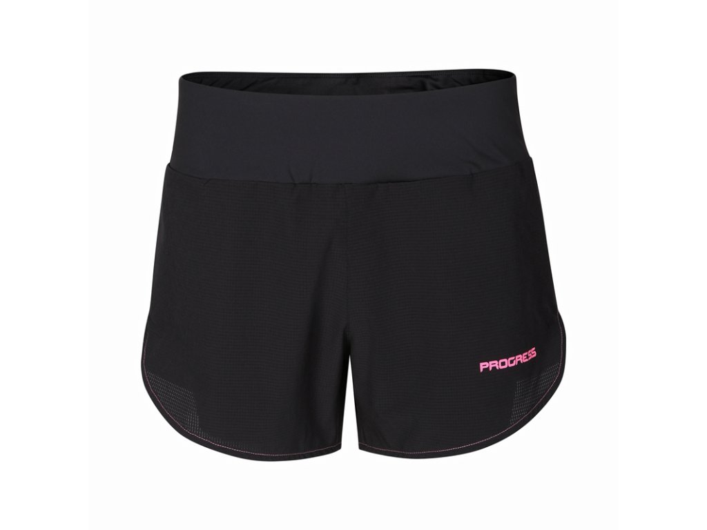 FORTUNA SHORTS dámské sportovní šortky 2v1 (Velikost S, Barva černá)