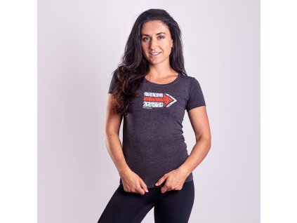 AROMA "KCT" dámské triko s kávovou viskózou (Velikost S, Barva antracit)