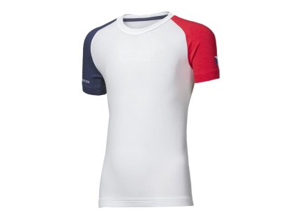 REPUBLICO T-SHIRT dětské ČR triko s bambusem (Velikost 128/1, Barva tm.modrá/bílá/červená)