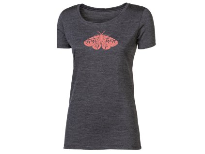 VINKA "ARCTIA" dámské merino triko (Velikost S, Barva šedý melír)