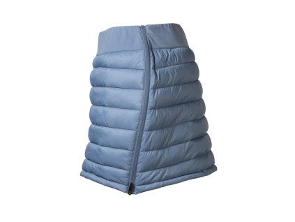 INGE dámská zateplená zimní sukně (Velikost XS, Barva modrošedá)