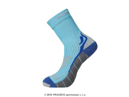 RUNNING HIGH SOX běžecké ponožky (Velikost 35-38, Barva černá/šedá)