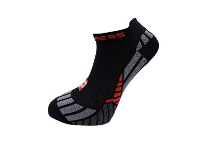 SNAKER SPORT SOX  ponožky (Velikost 35-38, Barva černá)