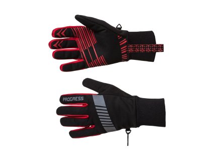 SNOWSPORT GLOVES zimní běžkařské rukavice (Velikost XS, Barva černá/šedá)