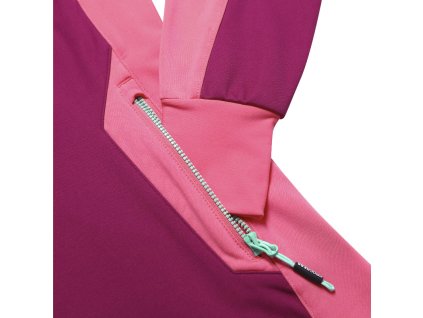 SNOWCAT JKT dámská softshellová bunda (Velikost S, Barva vínová/růžová)