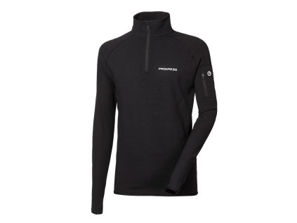 LOGAN pánská mikina s krátkým zipem (Velikost S, Barva černá)