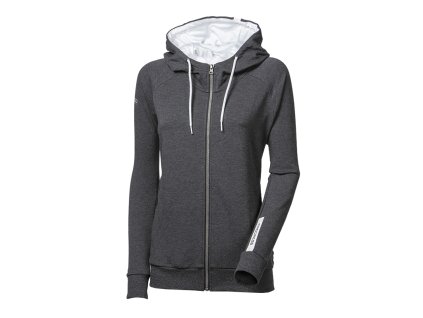 ANGELA dámská  bambusová tepláková mikina (Velikost XS, Barva antracit melír)