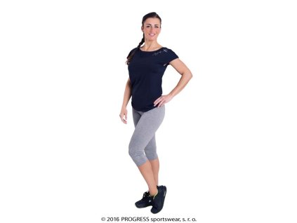 MONZA 3Q dámské 3/4 legíny s bambusem (Velikost XS, Barva černá)