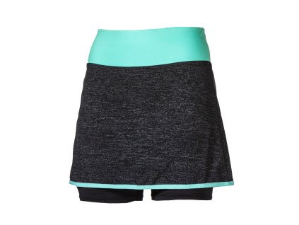 ALERTA dámská sportovní sukně 2v1 (Velikost S, Barva černá/mint)
