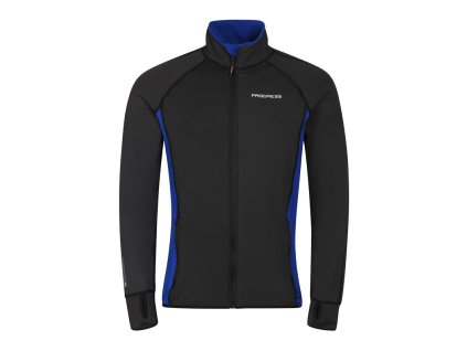 TOREZ STRONG pánská funkční mikina (Velikost S, Barva černá/modrá)