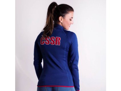 TIMURA dámská sportovní ČSSR retromikina (Velikost S, Barva tm.modrá)