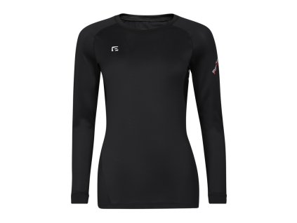 TX NDRZ dámské funkční triko s  dlouhým rukávem (Velikost S, Barva černá)