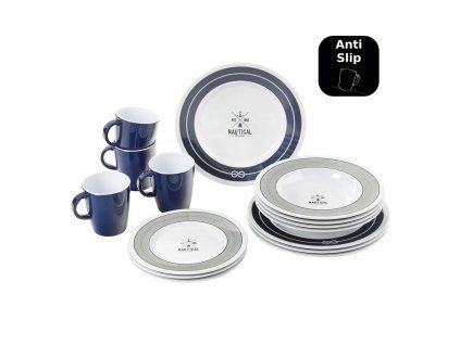 Jídelní sada Nautical 16 ks - BRUNNER