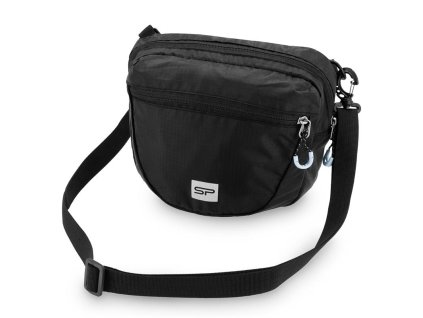 Spokey CROCO Taška přes rameno, 4 l, černá