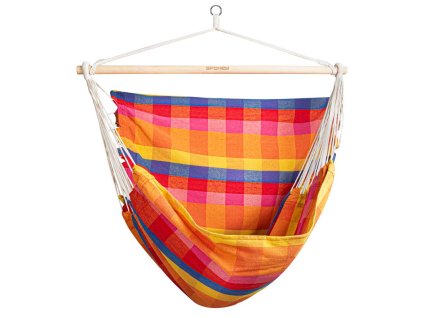 Spokey BENCH DELUXE Brazilské závěsné křeslo pro dva, barevné