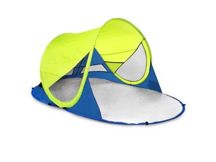 Spokey STRATUS Samorozkládací plážový stan, UV 40, 190 x 120 x 90 cm, limetkový