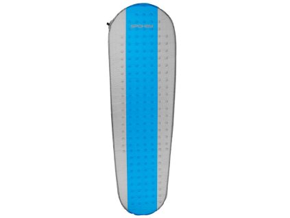 Spokey AIR MAT Samonafukovací karimatka, 185 x 55 x 3 cm, R-Value 3, šedo-modrá