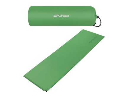 Spokey SAVORY Samonafukovací karimatka, 180 x 50 x 2,5 cm, R-Value 3.6, zelená