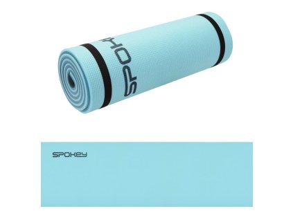 Spokey CAMPINOS Turistická dvouvrstvá karimatka, 180 x 50 x 1 cm, modrá