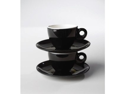 Espresso set Gimex Quadrato Black and White 2 ks