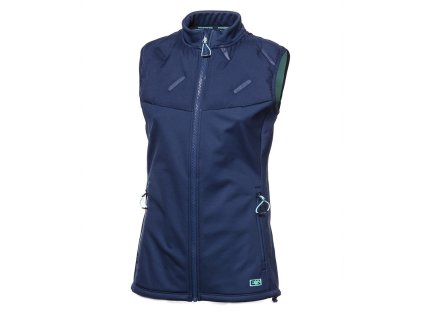 SHAGGA LADY dámská hybridní vesta (Velikost XS, Barva tm.modrá)