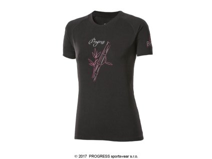 E NKRZ dámské triko s bambusem (Velikost S, Barva meruňka)