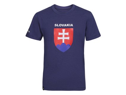 SK T-SHIRT JR NAVY juniorské triko s bambusem (Velikost 140/1, Barva tm.modrá)