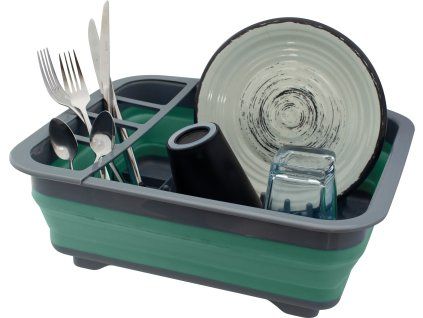 etkw5116 4200 etkw5116 foldable dish rack seagreen grey set 22 2