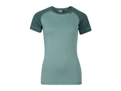 MS TKRZ dámské funkční tričko krátký rukáv (Velikost S, Barva zelená (šedá)/mint (šedá))