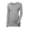 BAMBUS LS ORIGINAL dámské triko (Velikost S, Barva šedý melír)