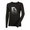VANDAL "BOULDER" pánské triko s dlouhým rukávem s bambusem (Velikost M, Barva černá)