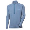 CUBIC ZIP pánská mikina s krátkým zipem (Velikost M, Barva modrošedá)